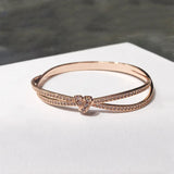 Roman Numerals Cuff Bangle Stainless Steel Bracelet