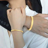 Stainless Steel Cuff Bracelet Bangle for Women