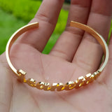 Customizable Name Bracelet Women Stainless Steel Cuff Bangle