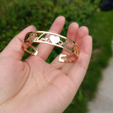 Customize Stainless Steel Cuff Bracelet Open Bangle
