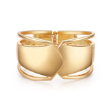 Metal Cuff Bracelet for Women Hollow Out Design Punk Style