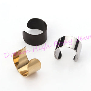 Punk Rock Wrap Earrings No Piercing Cuff Ear Clip 3 Colors