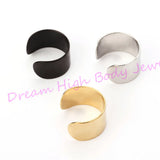 Punk Rock Wrap Earrings No Piercing Cuff Ear Clip 3 Colors