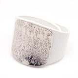 Wide Leather Bracelet Punk Style Wrist Couple Bracelet Holiday Gift