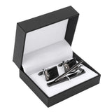 Crystal Cufflinks Tie Clip Set for Meeting