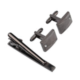 Crystal Cufflinks Tie Clip Set for Meeting