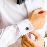 Metal Cufflinks for Men Dad Father Grandfather - Anniversary Birthday