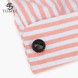 Men's High Matte Round Cuff Links