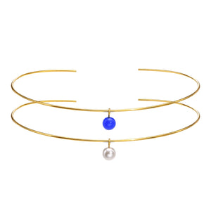 Cuff Necklace, Stainless Steel Torques Choker Jewelry