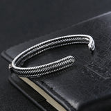 Ancient Silver Plated Buddha Bracelet Women Vintage