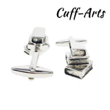 Mens Books Cufflinks Novelty High Mens Cufflinks for Men Shirt Cuff links
