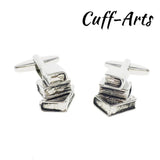 Mens Books Cufflinks Novelty High Mens Cufflinks for Men Shirt Cuff links