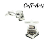 Mens Books Cufflinks Novelty High Mens Cufflinks for Men Shirt Cuff links