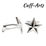 Star Classic Cufflinks for Men Wedding Jewelry Gemelos C10184