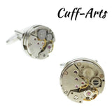 Cuffarts Cufflinks Watch Movement Cufflinks Hot Men Cuff Links Jewelry