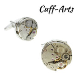 Cuffarts Cufflinks Watch Movement Cufflinks Hot Men Cuff Links Jewelry