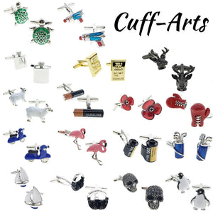 Cuffarts Flower & Animal Wedding Cufflinks PT003