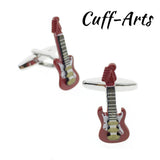 Cuffarts Brass Cufflinks for Mens High Classic Music Cufflinks