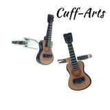Cuffarts Brass Cufflinks for Mens High Classic Music Cufflinks
