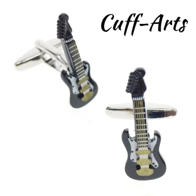 Cuffarts Brass Cufflinks for Mens High Classic Music Cufflinks