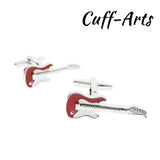 Cuffarts Brass Cufflinks for Mens High Classic Music Cufflinks