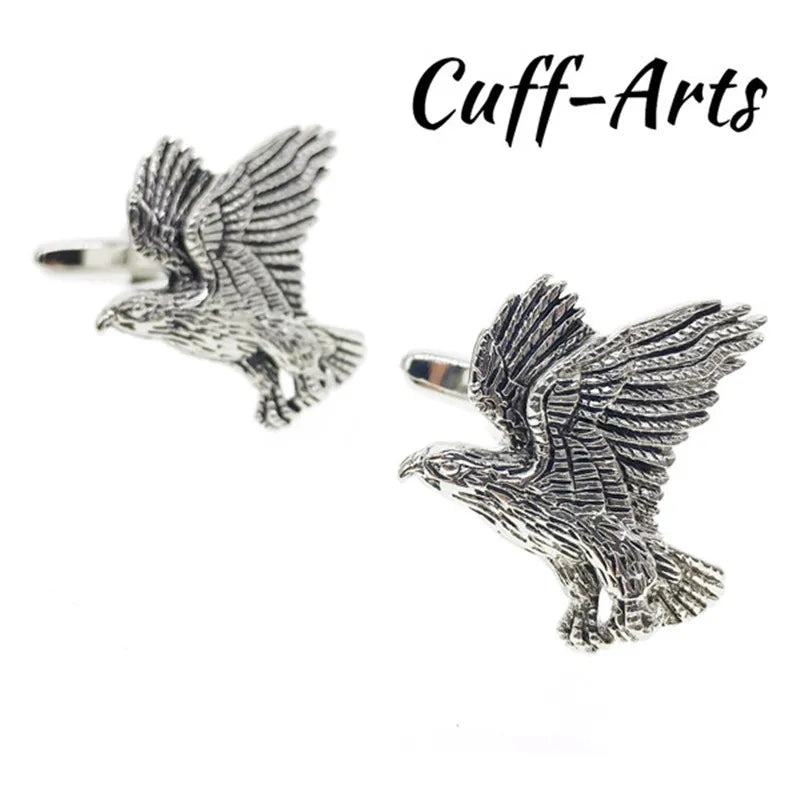Cuffarts Men Eagle Shaped Cufflinks - Groom Accessories C10064