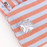 Men's XK18S023 Zircon Decoration Cuff Links