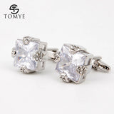 Men's XK18S023 Zircon Decoration Cuff Links