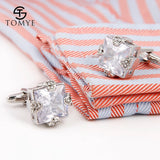 Men's XK18S023 Zircon Decoration Cuff Links