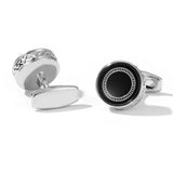 Personalized Round Cufflinks for Men Wedding Jewelry