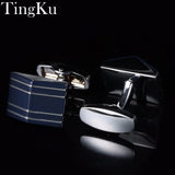 Crystal Cufflinks Set for Men Women Wedding Gift