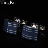 Crystal Cufflinks Set for Men Women Wedding Gift