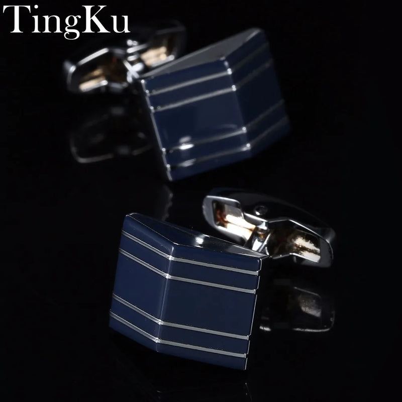 Crystal Cufflinks Set for Men Women Wedding Gift