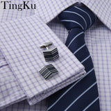 Crystal Cufflinks Set for Men Women Wedding Gift