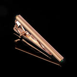 Copper Metal Unisex Tie Clips Cufflinks Tie Clip Man