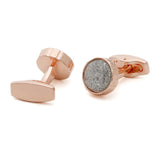 Crystal Cufflinks for Men XK22S068 Round Formal Business Button Shirt Cuff Links