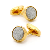 Crystal Cufflinks for Men XK22S068 Round Formal Business Button Shirt Cuff Links