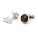 Crystal Cufflinks for Men XK22S068 Round Formal Business Button Shirt Cuff Links