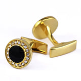Enamel French Men's Metal Cufflink Shirt Buttons Knot High Copper