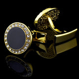 Enamel French Men's Metal Cufflink Shirt Buttons Knot High Copper