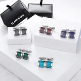 Dichroic Glass Cufflinks Gift Box Men