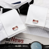 Cufflinks For Men with Gift Box, Dichroic Glass, Business and Daily Use