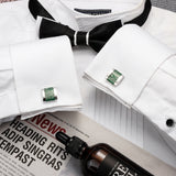 Dichroic Glass Cufflinks Gift Box Men