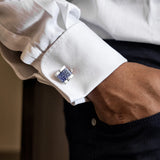 Dichroic Glass Cufflinks Gift Box Men