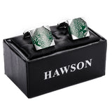 Dichroic Glass Cufflinks in Gift Box