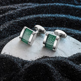 Dichroic Glass Cufflinks Gift Box Men