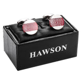Dichroic Glass Cufflinks for Men with Gift Box
