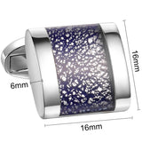 Dichroic Glass Cufflinks Gift Box Men