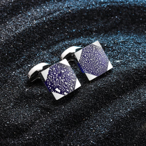 Dichroic Glass Cufflinks in Gift Box
