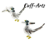 Pheasant Cufflinks Men Jewelry Gemelos Cock Mens Cufflinks